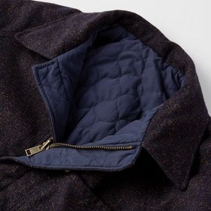 Flint & Tinder: Reversible Camp Coat in Navy Rust